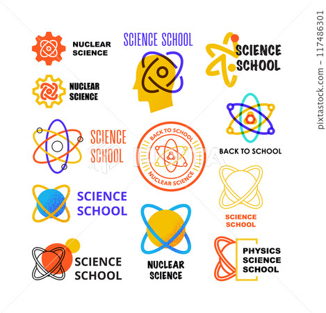 Nuclear Science School Label Set 117486301