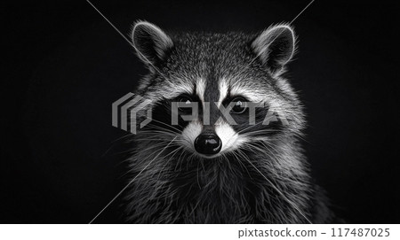 animal, raccoon, wildlife 117487025