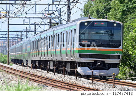 Takasaki Line Honjo - Okabe JR East E231 series 1000 series K-06 formation (Kozu) 117487418