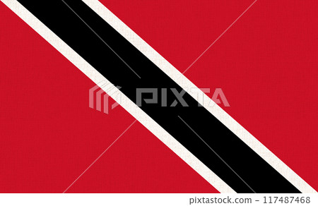 Flag of Trinidad and Tobago. Caribbean country. Republic of Trinidad 117487468