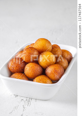 Gulab jamun dessert 117487564