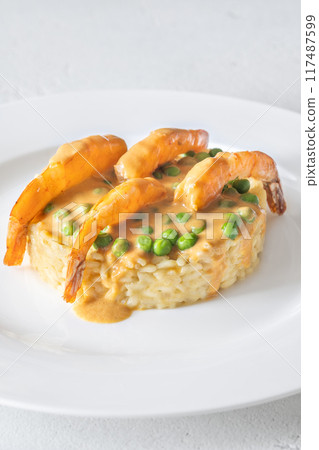 RIsotto with shrimps RIsotto with shrimps 117487599