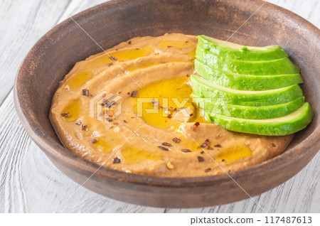 Baked eggplant dip Baked eggplant dip 117487613