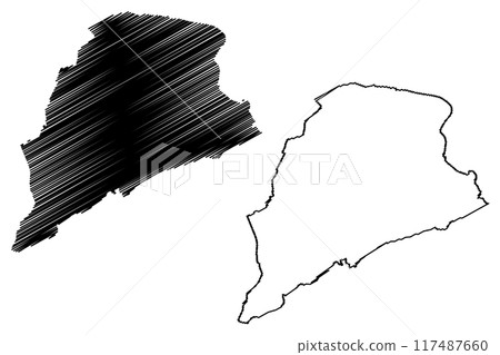 Aalten municipality (Kingdom of the Netherlands, Holland, Gelderland or Guelders province) map vector illustration, scribble sketch Aalten map Aalten municipality (Kingdom of the Netherlands, Holland, Gelderland or Guelders province) map vector illustration, scribble sketch Aalten map 117487660