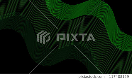 Gradient wave pattern with earth tones, abstract curvy lines background 117488139