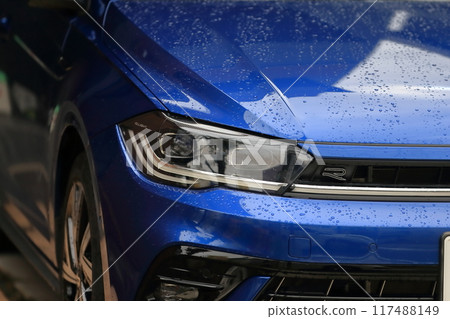 Car headlight image Car headlight image 117488149