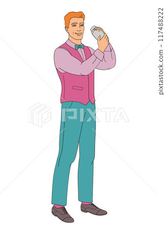 bartender, cocktail, males 117488222