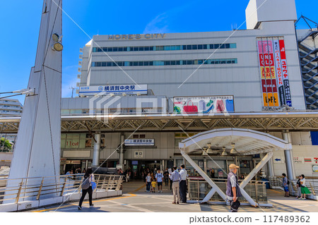 Cityscape in front of Yokosuka Chuo Station, Yokosuka City, Kanagawa Prefecture 117489362