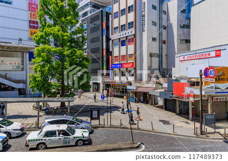 Cityscape in front of Yokosuka Chuo Station, Yokosuka City, Kanagawa Prefecture Cityscape in front of Yokosuka Chuo Station, Yokosuka City, Kanagawa Prefecture 117489373