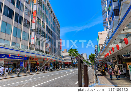神奈川縣橫須賀市橫須賀中央大道沿線的市中心區域 117489380