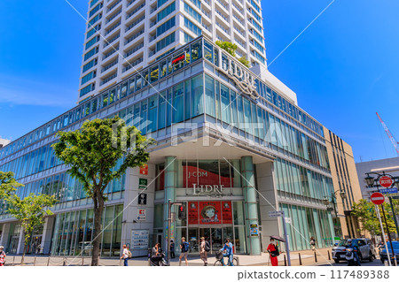Tower apartment building along Yokosuka Central Avenue, Yokosuka City, Kanagawa Prefecture Tower apartment building along Yokosuka Central Avenue, Yokosuka City, Kanagawa Prefecture 117489388