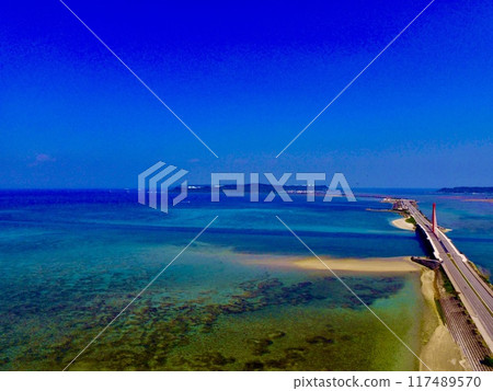 “水下道路” - 鳥瞰圖(沖繩縣杜魯市) “水下道路” - 鳥瞰圖(沖繩縣杜魯市) 117489570