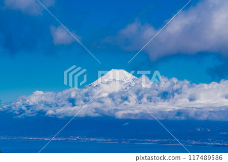【靜岡縣】駿河灣雲海以外的富士山 【靜岡縣】駿河灣雲海以外的富士山 117489586