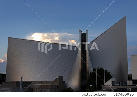 St. Mary's Cathedral at dusk 117490080