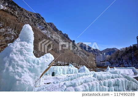 Sounkyo Onsen Ice Waterfall Festival Special Venue (Kamikawa Town, Hokkaido) Sounkyo Onsen Ice Waterfall Festival Special Venue (Kamikawa Town, Hokkaido) 117490289