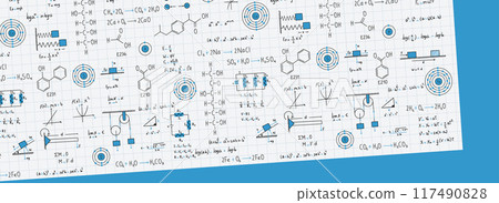 Calculus Equations, Algebra, Organic Chemistry, Chemical Reactions, Chemical Elements, Physics, Rectilinear Motion, Statics, Electromagnetism, Frictional Force, Energy, with Grid Sheet Calculus Equations, Algebra, Organic Chemistry, Chemical Reactions, Chemical Elements, Physics, Rectilinear Motion, Statics, Electromagnetism, Frictional Force, Energy, with Grid Sheet 117490828
