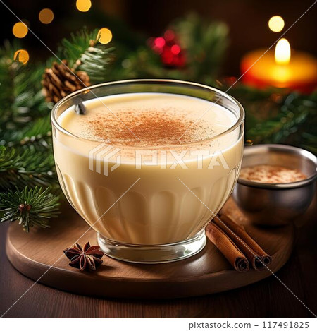 Delicious eggnog 117491825