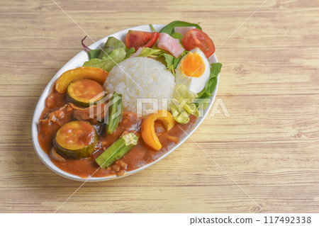 夏季形象夏季蔬菜咖哩 夏季形象夏季蔬菜咖哩 117492338