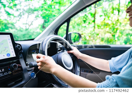 一個女人開車 一個女人開車去 117492462