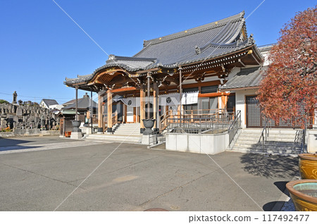 Honjo-shuku on the Nakasendo: Jodo sect Enshinji temple, Honjo City 117492477