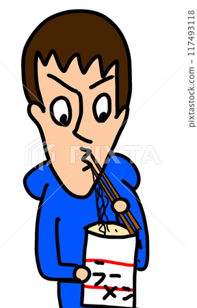 My illustration Let's eat ramen My illustration Let's eat ramen 117493118