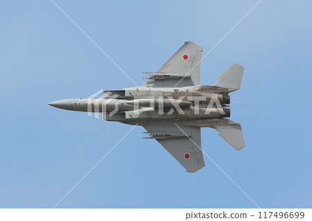 航空自衛隊上空的F-15J鷹 117496699