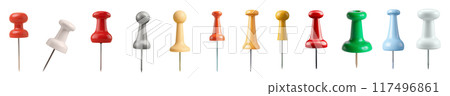 Set of push pins 117496861