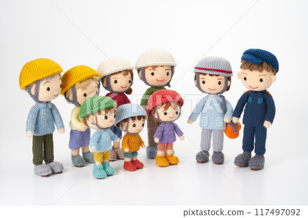 Amigurumi doll disaster prevention training Amigurumi doll disaster prevention training 117497092