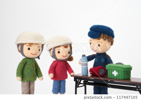 Amigurumi doll disaster prevention training 117497105