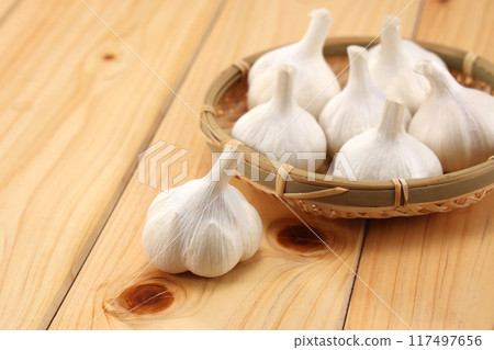 Fresh garlic 117497656