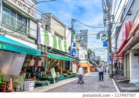 神奈川縣橫濱市的城市景觀 橫濱興福寺松原商店街 117497707