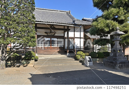 Honjo-shuku on the Nakasendo road: Kaizenji Temple, Myoshinji school of the Rinzai sect, Honjo city center 117498251