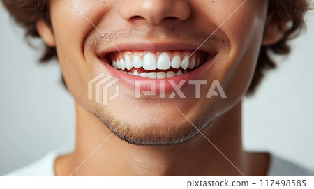 Man with healthy teeth 117498585