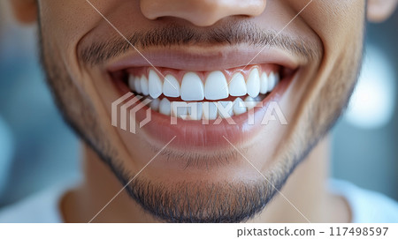 Man with healthy teeth 117498597