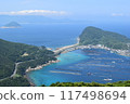 The beautiful bay of Kashiwajima and the expansive fish farm 117498694