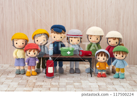 Amigurumi doll disaster prevention training Amigurumi doll disaster prevention training 117500224