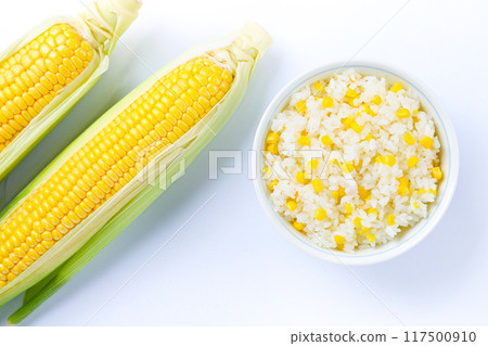 Rice cooked with corn 117500910