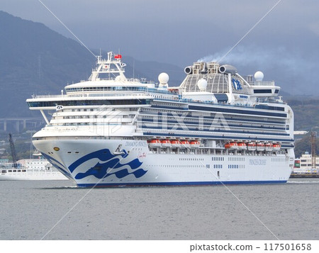 Diamond Princess at Shimizu Port, Shizuoka Prefecture, April Diamond Princess at Shimizu Port, Shizuoka Prefecture, April 117501658