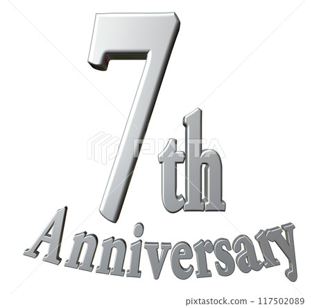 3DCG角色「7th Anniversary/七週年」銀、銀 3DCG角色「7th Anniversary/七週年」銀、銀 117502089