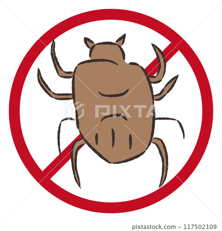 Illustration of a simple tick Illustration of a simple tick 117502109
