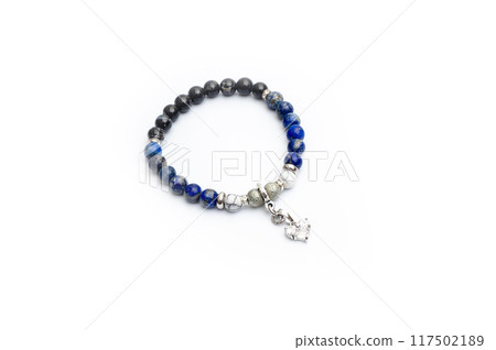 Various of Stone Beads Bracelet, Natural Gemstone Amulet with Magical Power 117502189