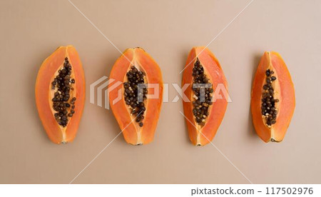 木瓜的橫截面 117502976