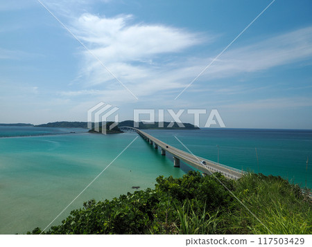 下關市角島大橋的絕景 下關市角島大橋的絕景 117503429