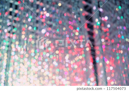 blur abstract of colorful LED light bulbs bokeh background blur abstract of colorful LED light bulbs bokeh background 117504073