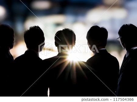 Teamwork and business image background 117504366