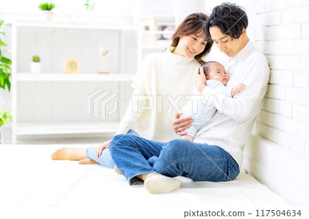 Family baby happiness Family baby happiness 117504634