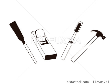 Carpenter's tool set Carpenter's tool set 117504761