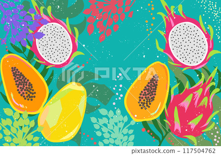tropical fruits tropical fruits 117504762