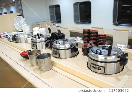 Dinner buffet at the restaurant on the prestigious Taiyo Ferry "Ferry Osaka II" Dinner buffet at the restaurant on the prestigious Taiyo Ferry "Ferry Osaka II" 117505622