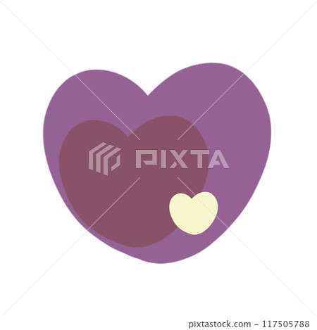 柔和溫柔的心型色 - Heart in Heart 柔和溫柔的心型色 - Heart in Heart 117505788